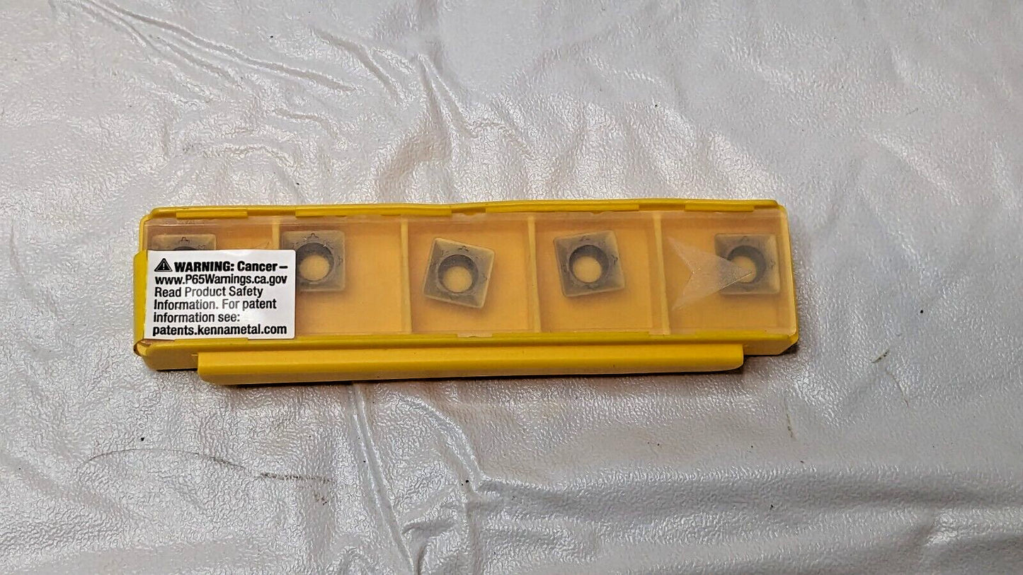 Kennametal Carbide Milling Inserts SDHT09T308EN423 KCSM40 QTY 5 6178252