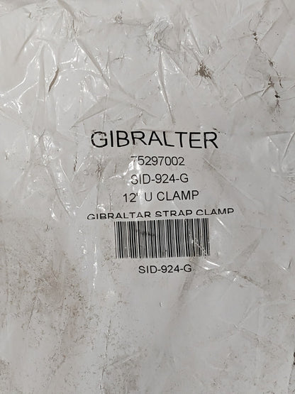 GIBRALTAR U Shaped Strap Clamp 3-1/4" Wide x 1-3/8" High, Forged Steel SID-924-G