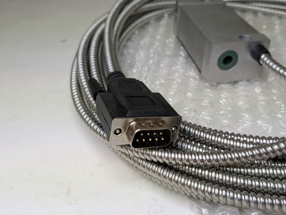 Newall Microsyn 300 Encoder Reader Head w/ Armored Cable M3001009D070