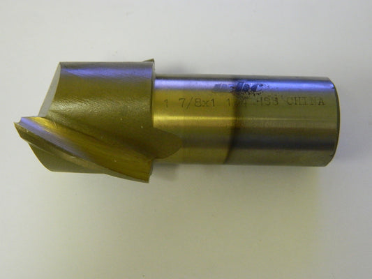 MHC Single End Mill 1-7/8" x 1-1/4" x 1-5/8" x 4-1/8" HSS 2FL TiN 722-1151