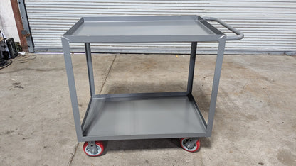 LITTLE GIANT Shelf Utility Cart Steel Gray (2) Swivel Wheels LGL-2436-6PY Repair