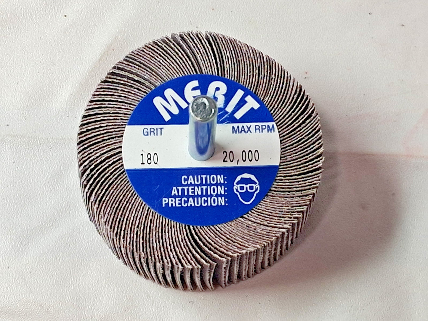 Merit Abrasives Ceramic Alumina Mounted Flap Wheel QTY10 180 Grit 08834137413