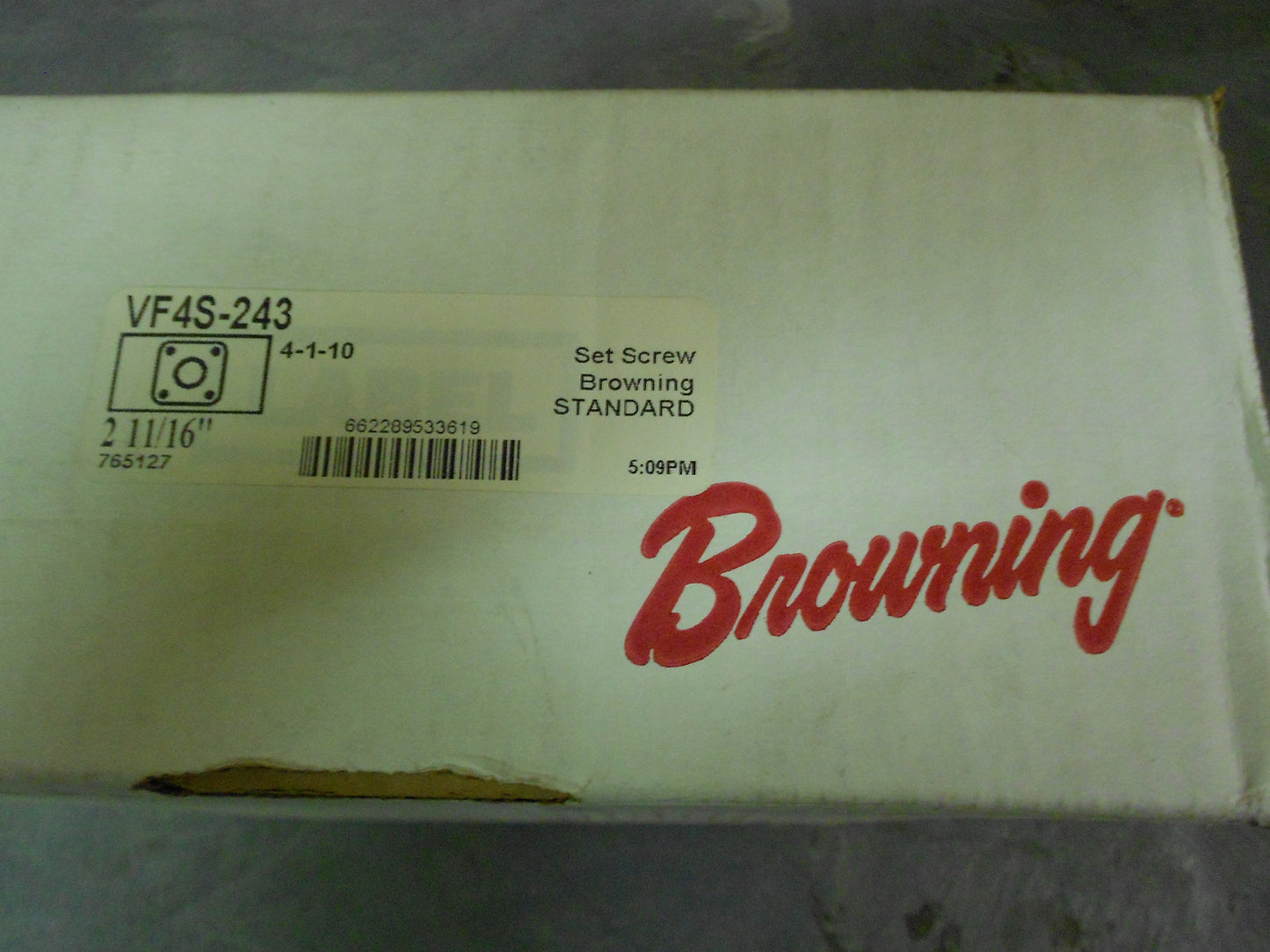 Browning  4-Bolt BB Flange Block 2-11/16" VF4S-243