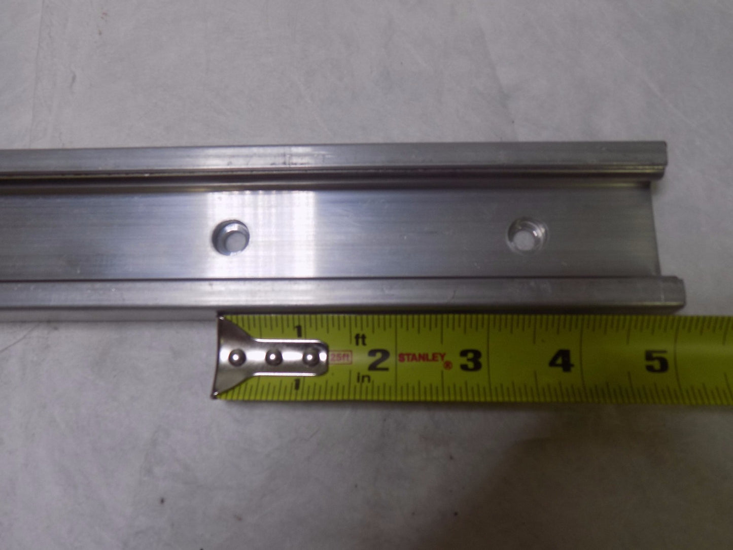 Pacific Bearing Roller Rail System 24" OAL x 1-1/8" OAW 847 Lb. Cap. #