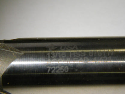 Brubaker Tool Double End Mill 13/16" Dia. x 1-9/16" LOC 2FL HSS 72250
