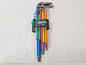 Wera 9 Piece Hex Key Set Ball Color Coded Metric 05022089001