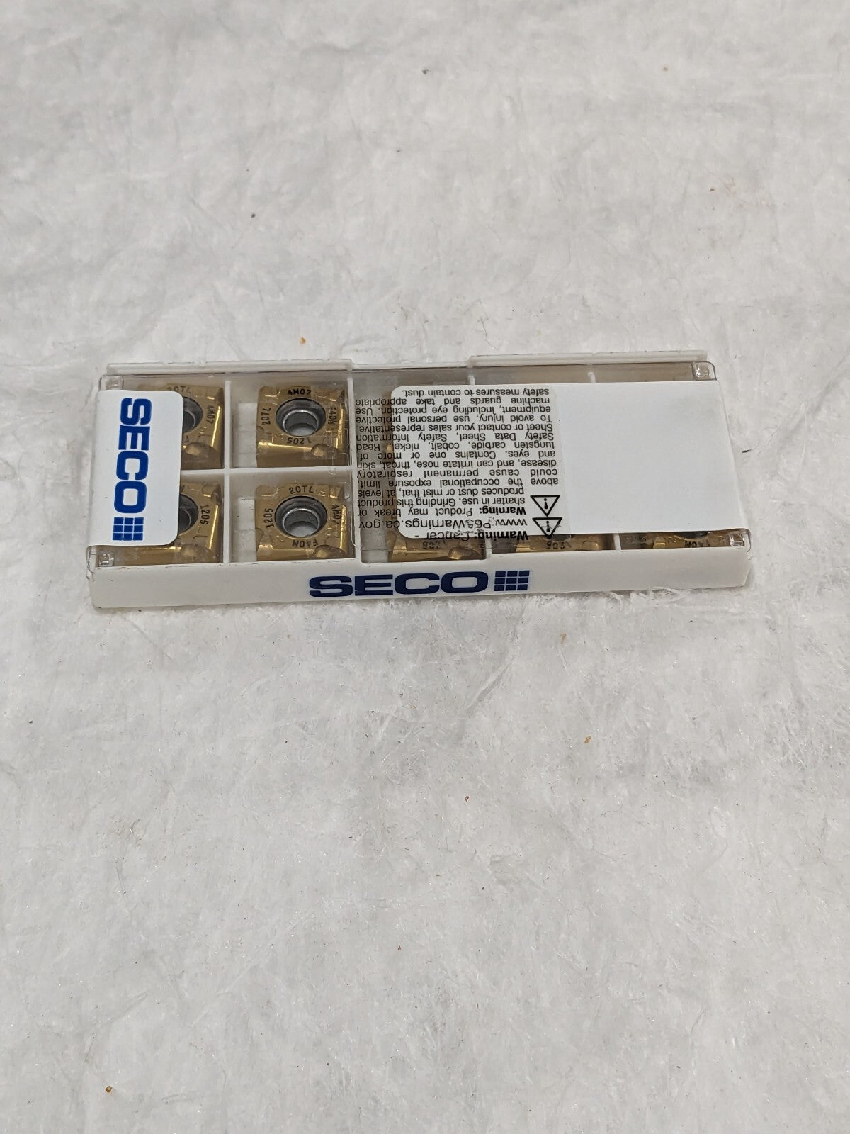 SECO Milling Insert: SNHQ120520TL4-M07 F40M, Solid Carbide Qty 10 02526635