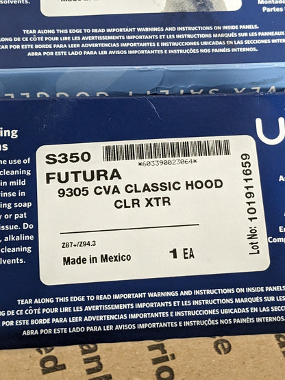 UVEX Safety Goggles CLEAR LENS HOODED CLASSIC GOGL-UVX Qty 3 S350