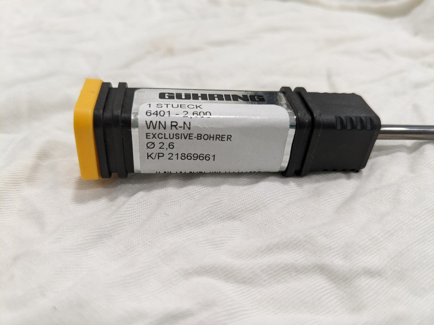 GUHRING Micro Drill Bit: 2.60 mm Dia Solid Carbide 9064010026000