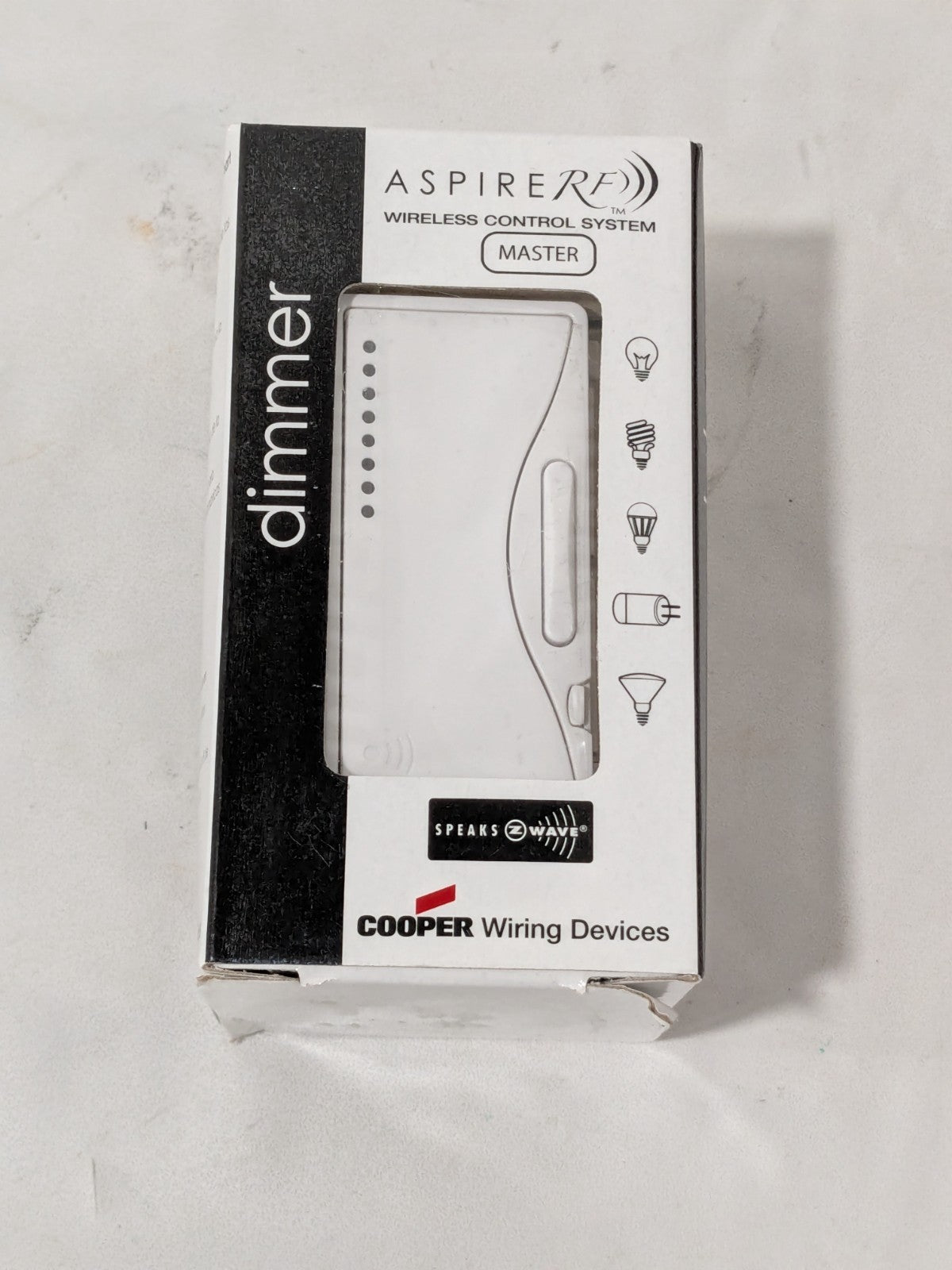 Cooper Aspire RF9540-NAW Z-Wave Smart Dimmer System Master Alpine White
