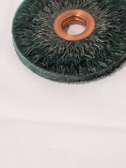OSBORN Wheel Brush: 2-1/2" Wheel Dia, 7/16" Face Width 0001147500
