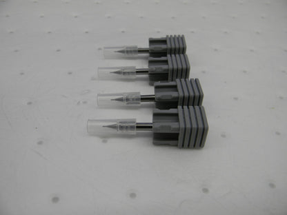 HARVEY TOOL 0.019 Diam, 0.057 LOC 4FL Solid Carbide Ball End Mill  QTY 4 74319