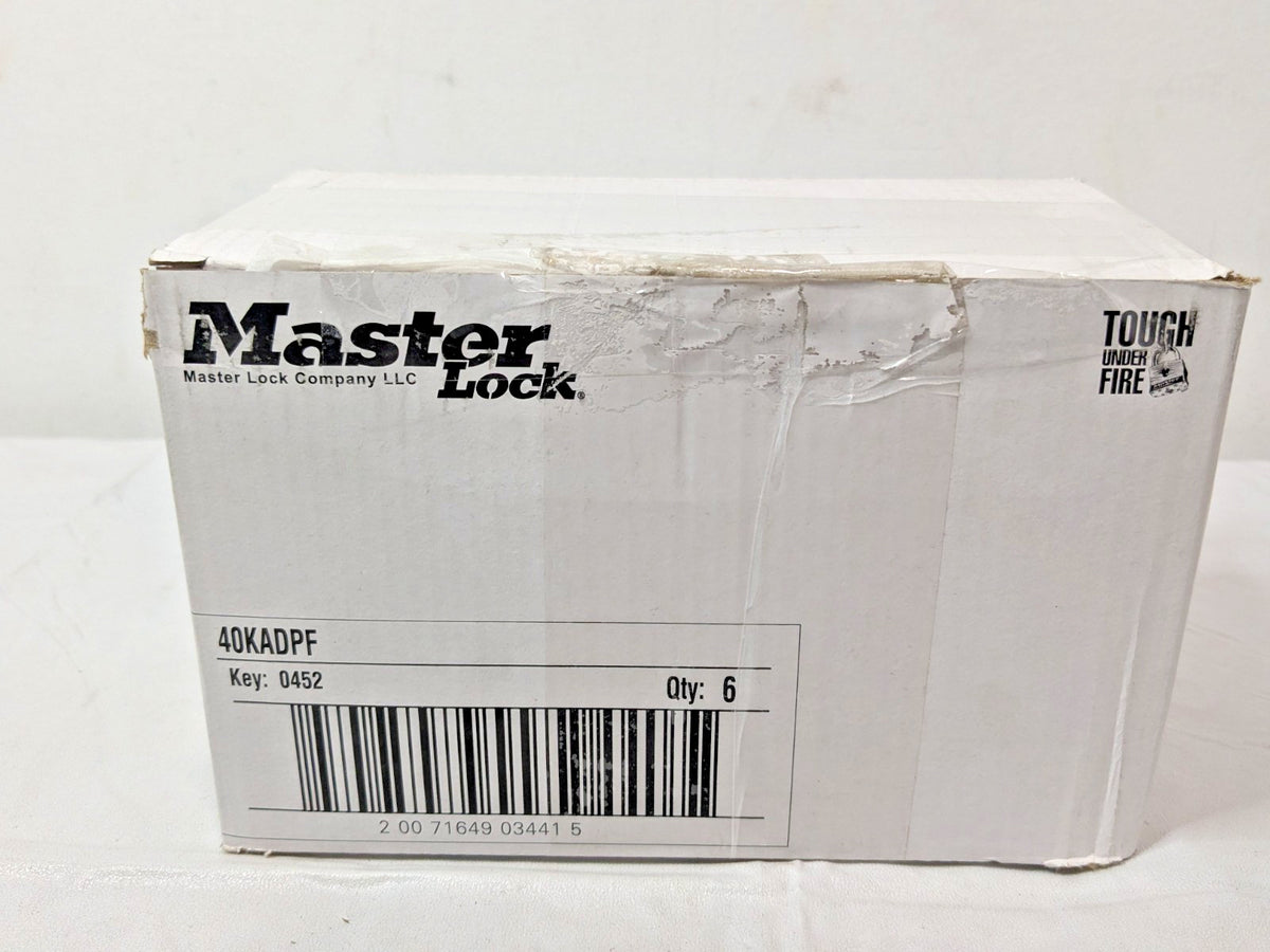 Master Lock 2-3/4" Wide Discus Padlock w/5/8" Shrouded Shackle QTY 6 4