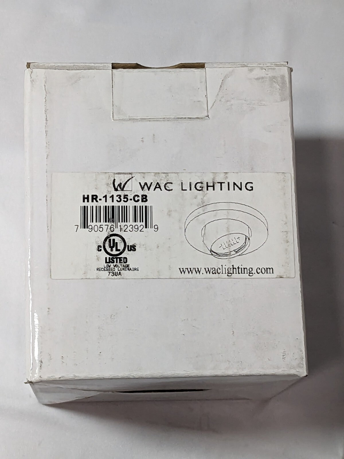 WAC Miniature Recessed Eyeball Copper Bronze Lighting Fixture HR-1135-CB