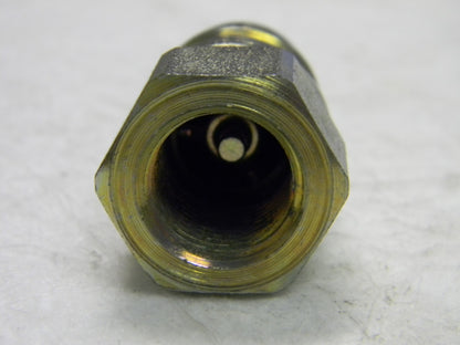 Parker Hydraulic Hose Valved Nipple 3/8" NPT Steel QTY 5 60N6-6F