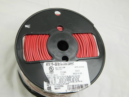 SOUTHWIRE Red Machine Tool Wire 16 AWG, 26 Strand, 500' 411020504