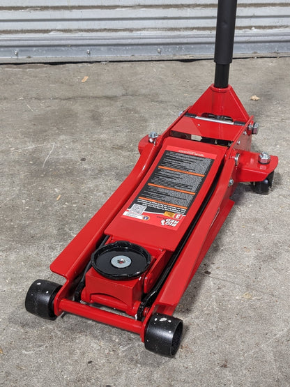 Big Red Professional Low Profile Hydraulic Service Jack 3 Ton Capacity