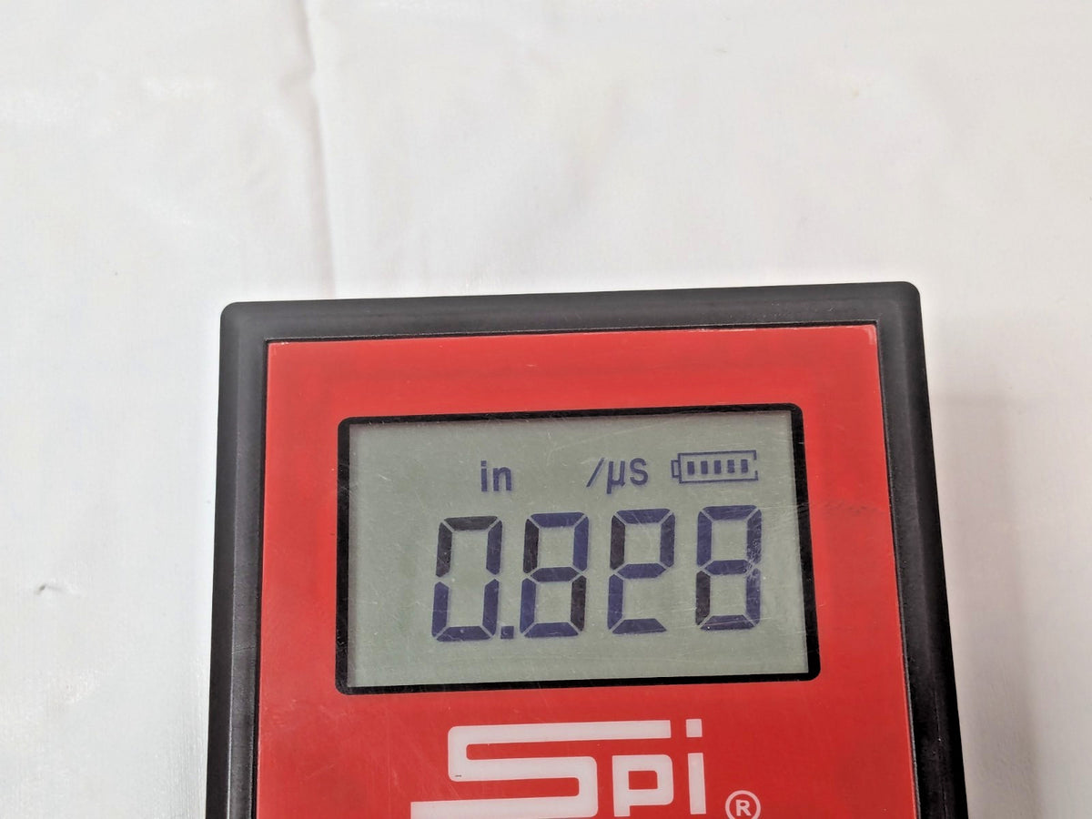 SPI Ultrasonic Thickness Gage 0.1mm to 8" Measurement 0.1mm Resolution 15-145-6