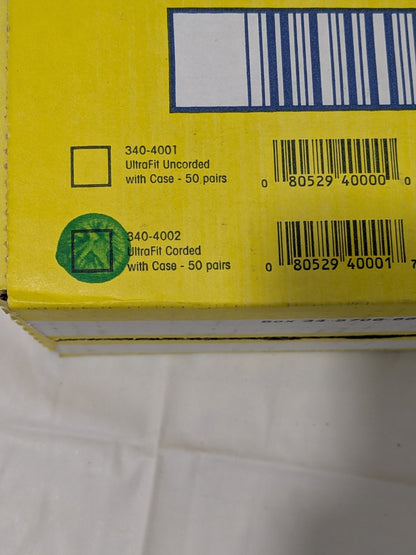 3M Earplugs: 25 dB, Foam, Flanged, Push-In, Corded Qty 50 7000002322