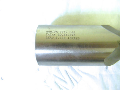 Hanita HSS Sq Finishing End Mill 2 Dia 2 Shk Dia 2Fl 4 LOC 7.75 L  305251040