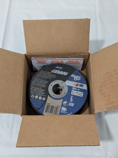 (25)Norton Cut-Off Wheel Type 1, 4-1/2 Dia, 0.0450" Thick, 7/8" Hole 66252823602