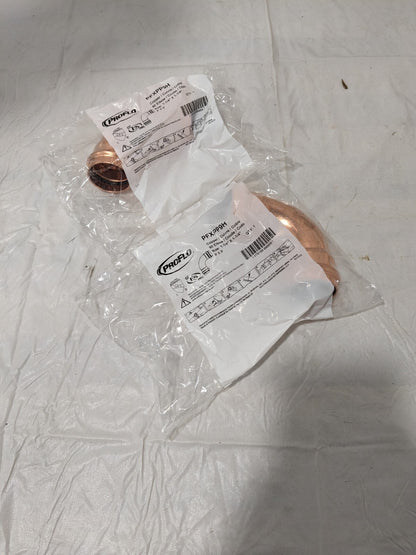 PROFLO 1-1/4 in. Copper Press Short Radius 90° Elbow Qty 2 PFXPP9H