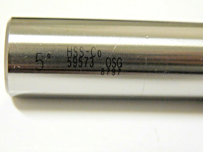 OSG Tapered Square End Mill Cobalt 3/8" x 5º x 3/4" x 5-1/2" OAL