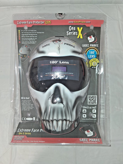Save Phace Welding Helmet Black White & Gray Shade 3 to 10 Non-Adjust 3010066