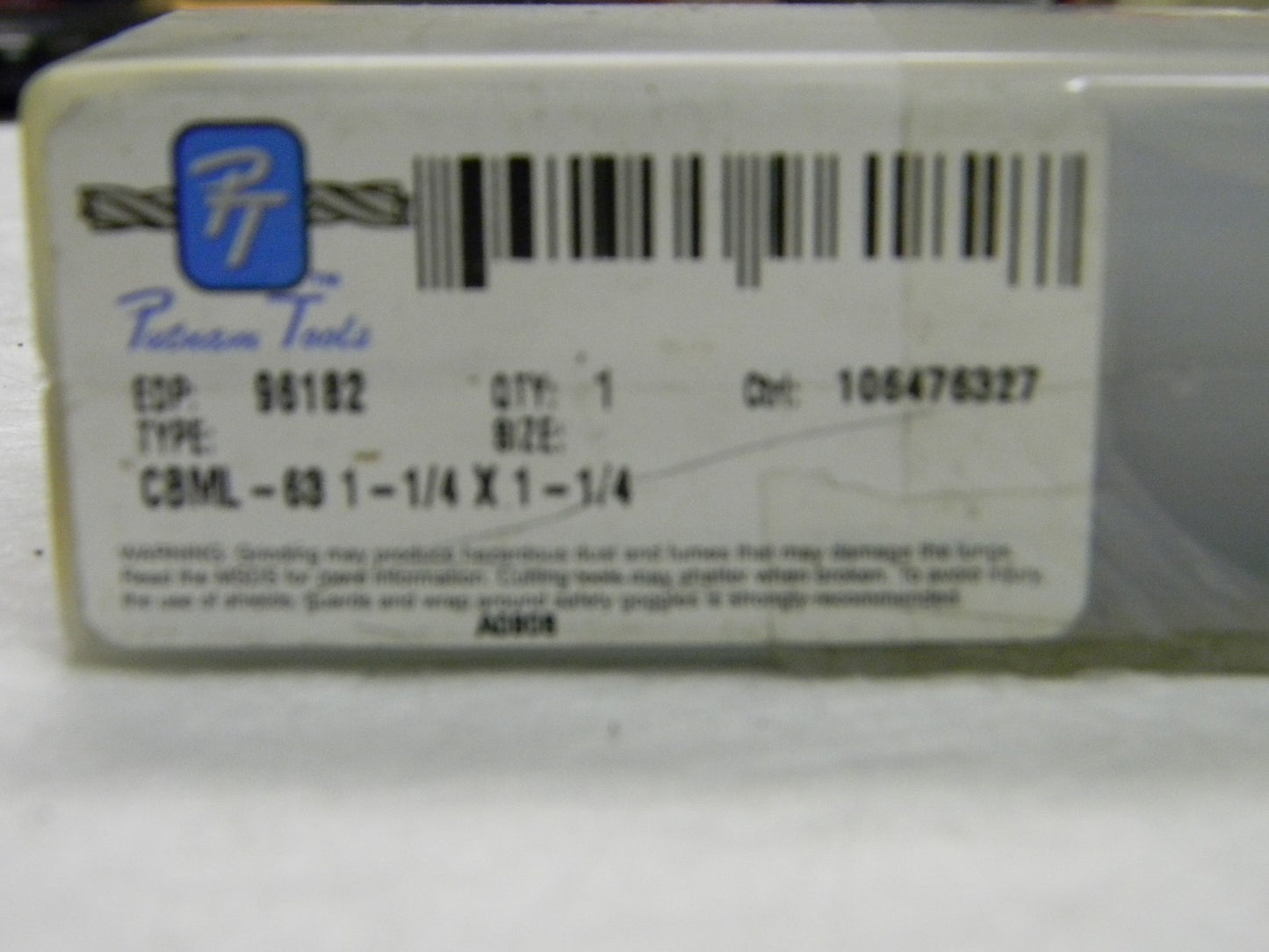 PT Tools Cobalt Square End Mill 2 Flute 96182