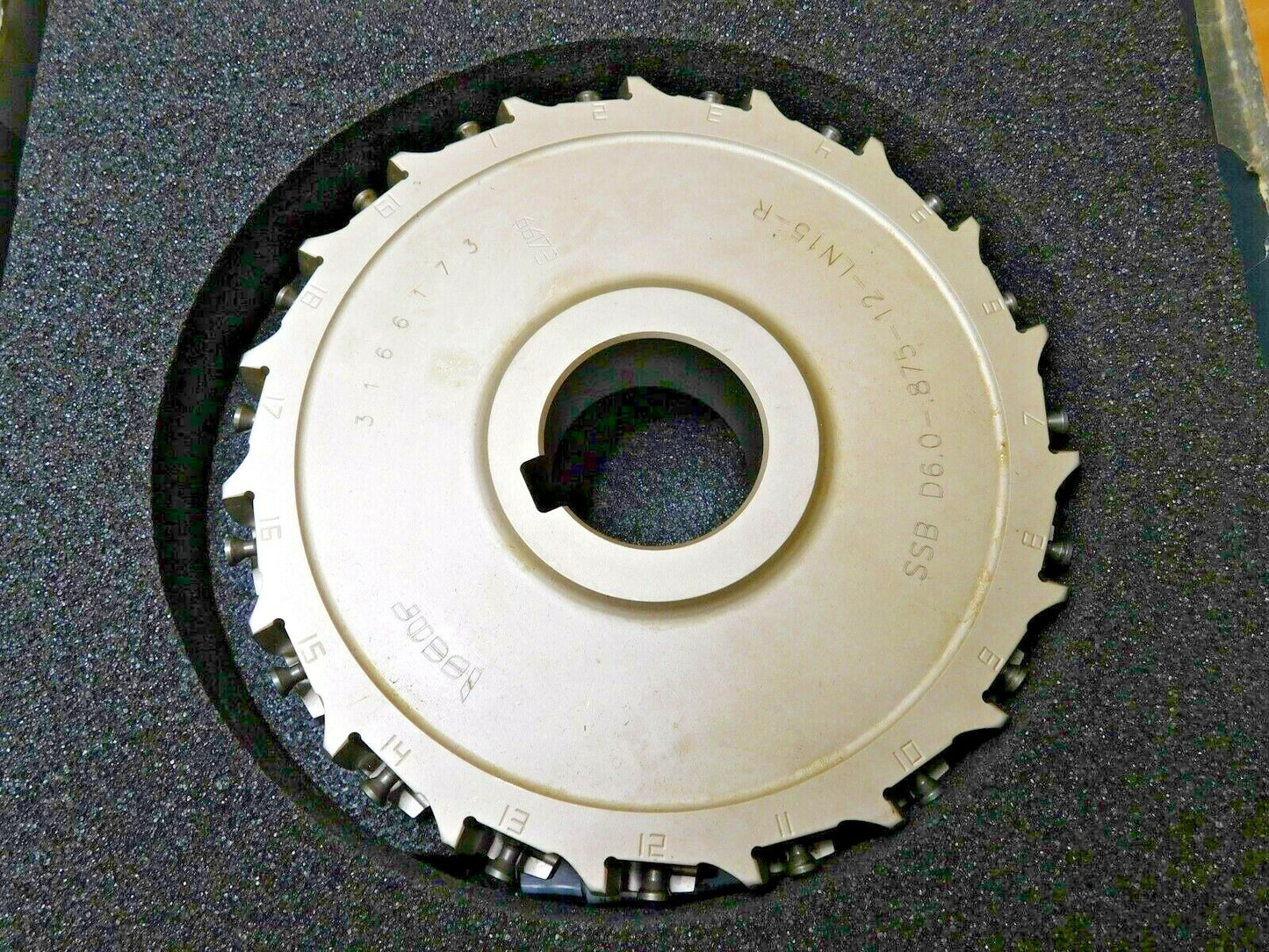Iscar Indexable Slotting Cutter 6" Diam 19 Teeth SSB D6.0-.875-12-LN15-R 31