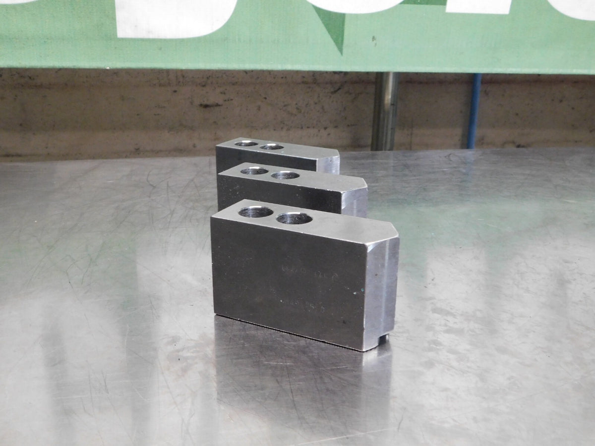 H & R Mfg Square Soft Lathe Chuck Jaws 3Pk 1.5mm HR-149-2.5-OP DAMAGE
