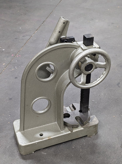 Ratchet Type Arbor Press 3 Ton Max. Pressure 1-1/2" x 18" Ram 12" Stroke