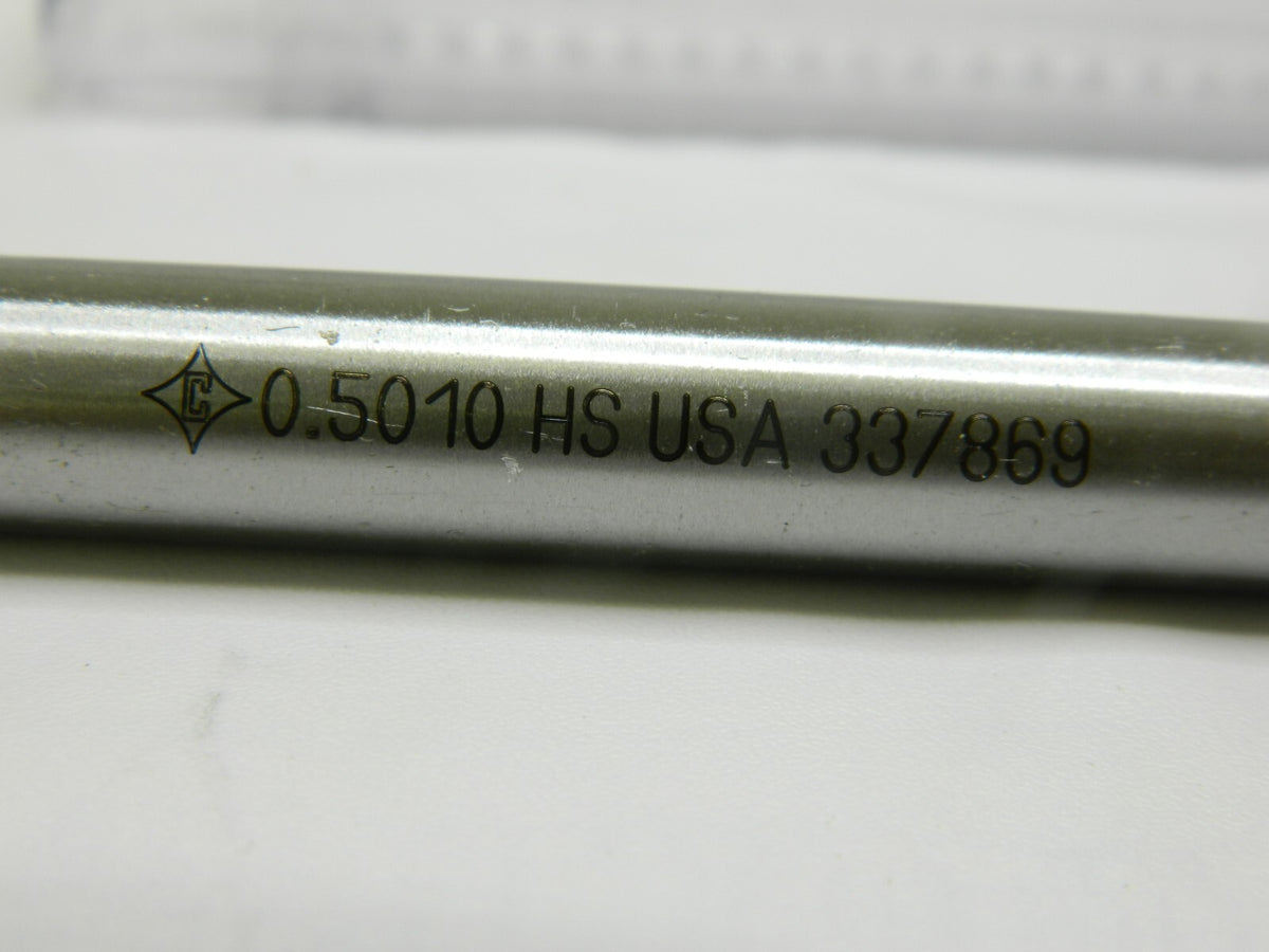 CLEVELAND HSS Chucking Reamer 0.501 Dia, 8 OAL 2" FL Length C26085
