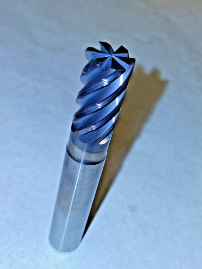 Seco Carbide Corner Radius End Mill 930120R050-MEGA 12mm 6-Flute R0.5 00022033