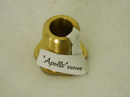 Apollo Pipe Master 1/2" MNPT Brass Ball Valve Adapter Qty. 11   69BV0303PZ