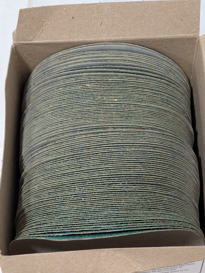 3M 5" Dia PSA Disc: 40 Grit, Aluminum Oxide Qty 100 7010363745