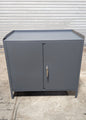Durham Table High Storage Cabinet 2-Shelf 16 Ga. Steel 3000-95 Scratch N Dent