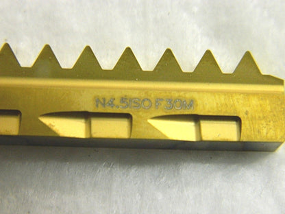 Seco Carbide Thread Mill Inserts 396.19-4005.0N4.51SO Grade F30M Qty 2 96237