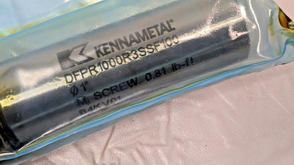 Kennametal Indexable Insert Drill 1" Shank Diam 3xD DFPR1000R3SSF100 7030489