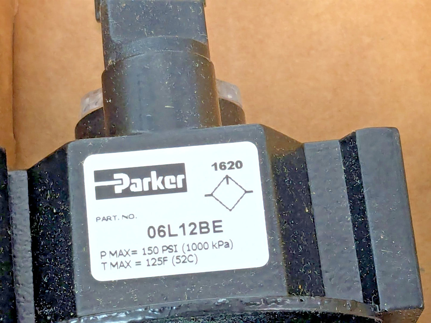 PARKER 3 Piece Combo Filter Regulator Lubricator 1/4" 125 PSI 06B12A13A2BC