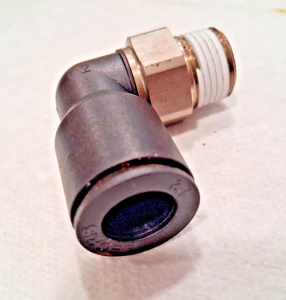 Legris Push-to-Connect Fitting Male Elbow NPT & UNF 1/2" OD Qty10 3109 62 18