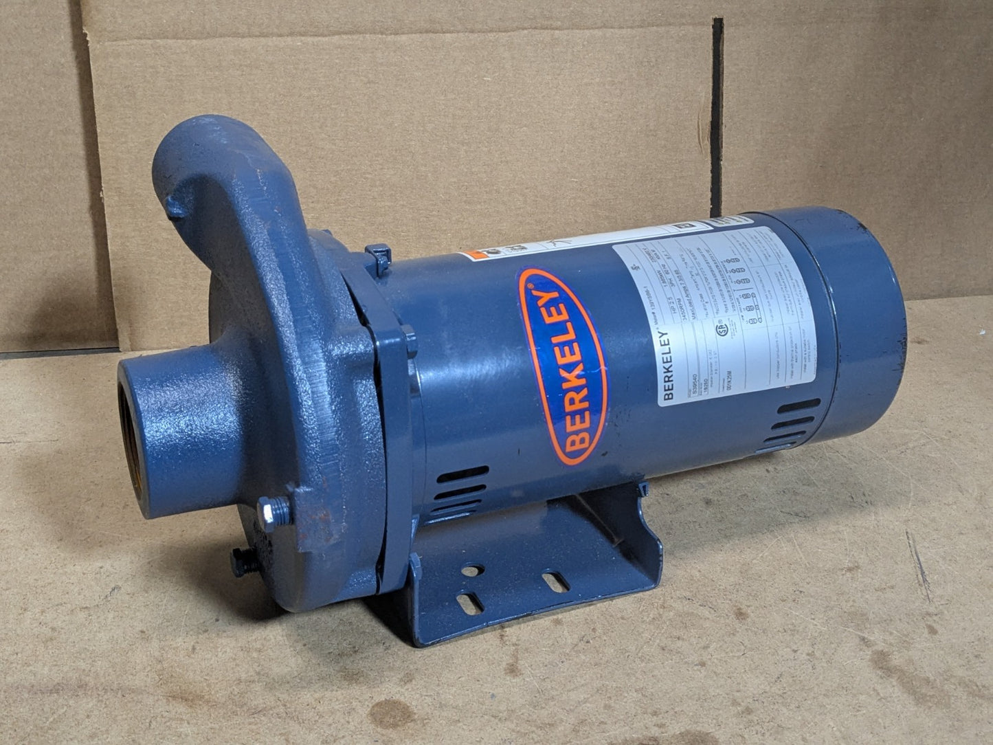 Berkeley Centrifugal Pump 2.5 HP 208-230/460V 3 Ph S39540 Parts / Repair