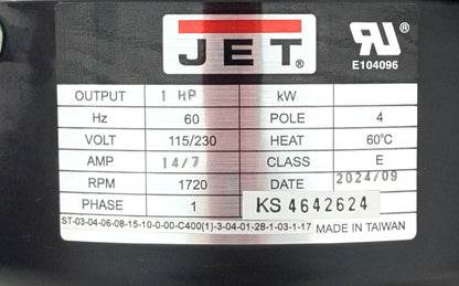 JET Drill Press  J-A5816  15" Swing   1 hp  115 & 230 V  400-5000 RPM