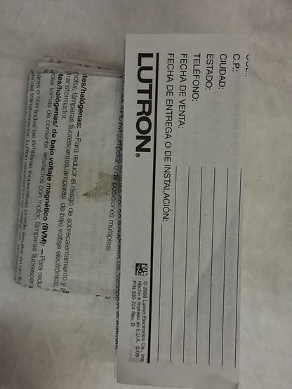 Lutron Wireless Control Controller REMOTE ONLY 13302