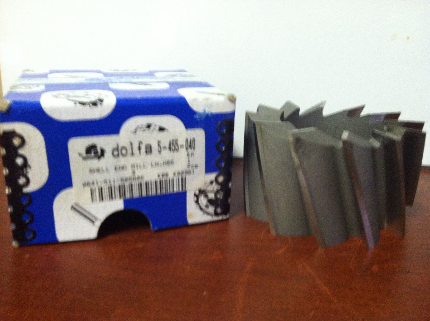 Dolfa Helix Shell End Mill 3" x 1-1/4" x 1-3/4" 12F HSS LH 20° #5-455-040