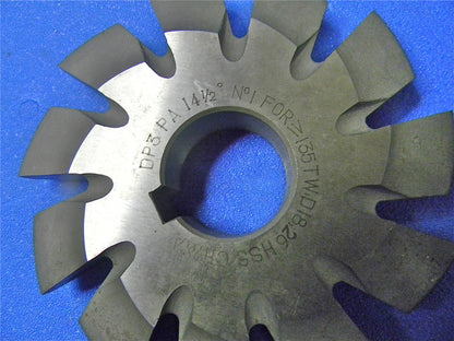 HSS Involute Gear Cutter 3 NDP #1 14 1/2º PA  1 1/4" Hole 4 1/2" OD X7-MG-009-1