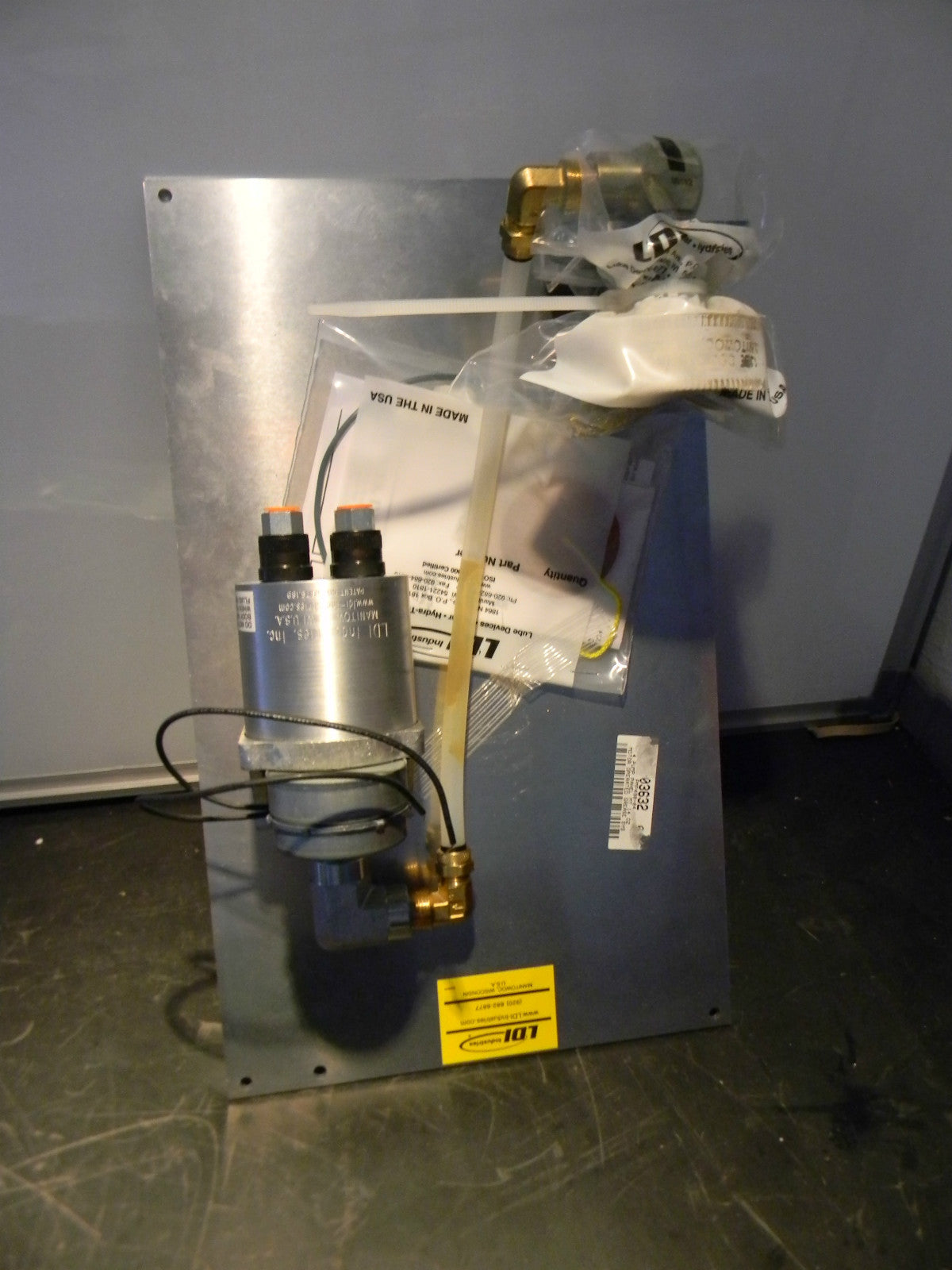 Lube Devices Inc Pmp490-04 120v Panel Mounted Central Lubrication System Qty. 1