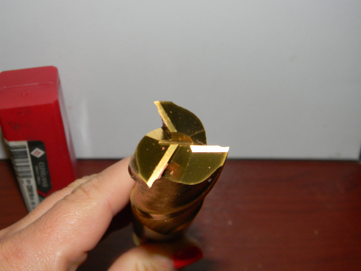 Cleveland 1" x 1-7/8" x 6.3750" HSS 30º 3-Flute TiN Double End Mill USA #C39616
