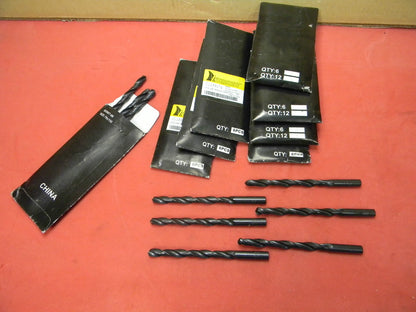 Interstate Jobber Length Drill Bits 3-7/16" x 4-3/4" HSS Oxide Qty. 51 01189174