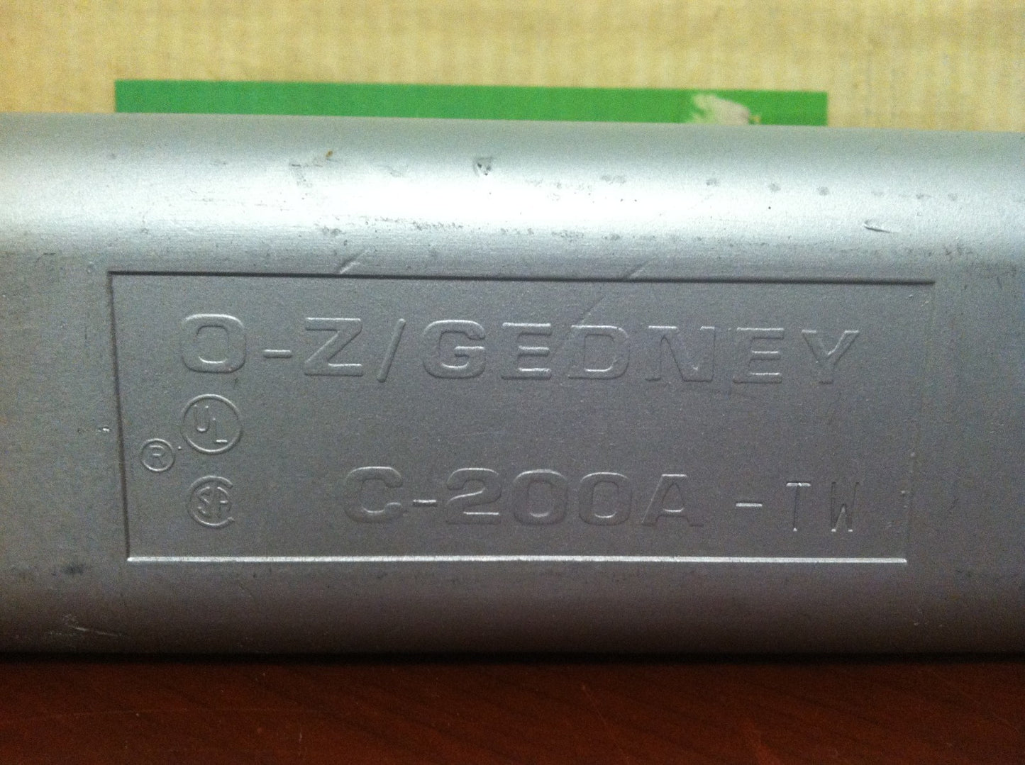 O-Z/Gedney  2" EMT C-Through Termination Conduit Body w/o Cover  C-200A-TW